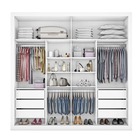 Guarda Roupa Casal 2 Portas 6 Gavetas - Sevilha-branco Acetin