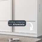 Guarda Roupa Casal 2 Portas 6 Gavetas Trancoso Branco Neve