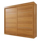 Guarda Roupa Casal 2 Portas 6 Gavetas Trancoso Cinamomo/off W