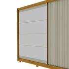 Guarda Roupa Casal 2 Portas 7 Gavetas Com Espelho Apolo 100%