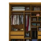 Guarda Roupa Casal 2 Portas Com 1 Porta Espelho Com Pés Ares