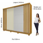 Guarda Roupa Casal 2 Portas Com 1 Porta Espelho Com Pés Ares