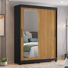 Guarda-roupa Casal 2 Portas Com Espelho Prius Espresso Móveis
