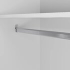 Guarda-roupa Casal 2 Portas Com Espelho Star  Branco