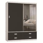 Guarda-roupa Casal 2 Portas De Correr 100% Mdf 1399e1 Branco/