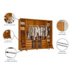 Guarda Roupa Casal 2 Portas De Correr 100% Mdf Com Espelhos E