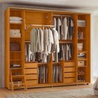 Guarda Roupa Casal 2 Portas De Correr 100% Mdf Com Pés Dali C