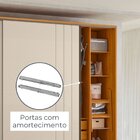 Guarda Roupa Casal 2 Portas De Correr 100% Mdf Com Pés Dali C