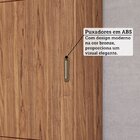 Guarda-roupa Casal 2 Portas De Correr 243cm 100% Mdf Marsala