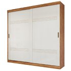 Guarda-roupa Casal 2 Portas De Correr 243cm 100% Mdf Marsala