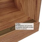 Guarda-roupa Casal 2 Portas De Correr 2 Espelhos 243cm 100% M