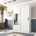 Guarda Roupa Casal 2 Portas De Correr 2 Gavetas Com Espelho I