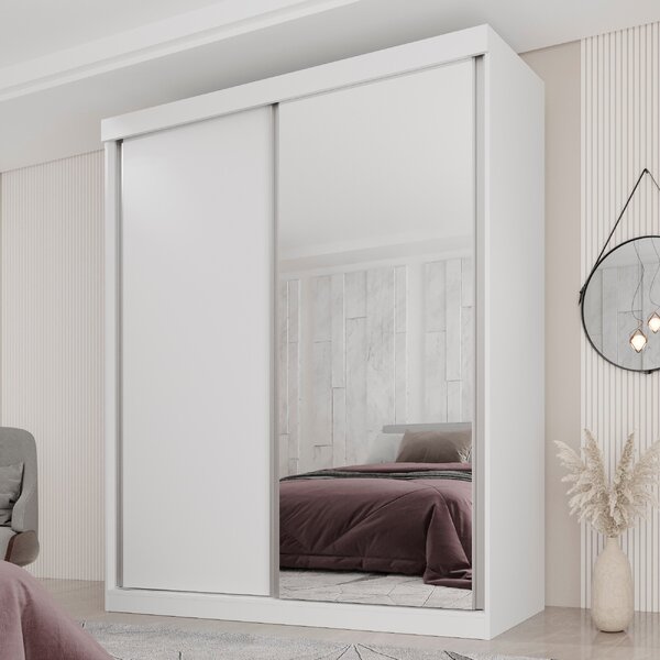 Guarda Roupa Casal 2 Portas De Correr 3 Gavetas Búzios 100% M