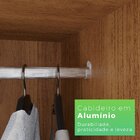 Guarda Roupa Casal 2 Portas De Correr 3 Gavetas Búzios 100% M