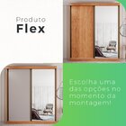 Guarda Roupa Casal 2 Portas De Correr 3 Gavetas Búzios 100% M