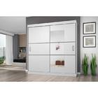 Guarda-Roupa Casal 2 Portas de Correr 4 gavetas 2040- Araplac