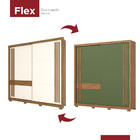 Guarda Roupa Casal 2 Portas De Correr 4 Gavetas Aston Henn