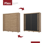 Guarda Roupa Casal 2 Portas De Correr 4 Gavetas Aston Henn