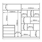 Guarda-roupa Casal 2 Portas De Correr 4 Gavetas Camboriú - Ca