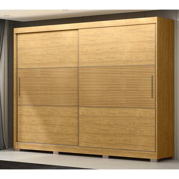 Guarda Roupa Casal 2 Portas De Correr 4 Gavetas San Marino  M