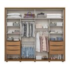 Guarda-roupa Casal 2 Portas De Correr 6 Gavetas Bernardo Espr