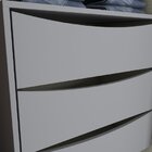 Guarda Roupa Casal 2 Portas De Correr 6 Gavetas Vicenza  Cinza