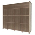 Guarda-roupa Casal 2 Portas De Correr 7 Gavetas Califórnia Ca