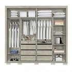 Guarda-roupa Casal 2 Portas De Correr 7 Gavetas Califórnia Ca