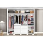 Guarda-roupa Casal 2 Portas De Correr 7 Gavetas Califórnia Ca