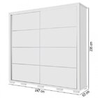 Guarda-roupa Casal 2 Portas De Correr 7 Gavetas Califórnia Ca