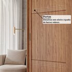 Guarda-roupa Casal 2 Portas De Correr Com 2 Espelhos E Pés 24