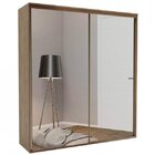 Guarda-roupa Casal 2 Portas De Correr Com Espelho 207cm Lumin