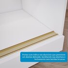 Guarda-roupa Casal 2 Portas De Correr Com Espelho 4 Gavetas 2