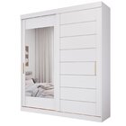 Guarda-roupa Casal 2 Portas De Correr Com Espelho 4 Gavetas 2