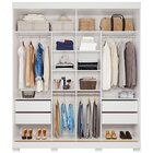 Guarda-roupa Casal 2 Portas De Correr Com Espelho E Pés 235cm