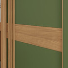 Guarda Roupa Casal 2 Portas De Correr Com Espelho Henn Flex