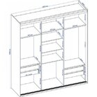 Guarda-roupa Casal 2 Portas De Correr Com Espelho Magic Espre