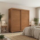 Guarda Roupa Casal 2 Portas De Correr E 4 Gavetas Cinamomo Ti