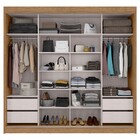 Guarda-roupa Casal 2 Portas De Correr E 4 Gavetas Internas Se