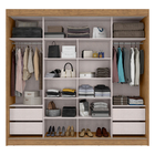 Guarda-roupa Casal 2 Portas De Correr E 4 Gavetas Internas Se