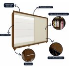 Guarda-roupa Casal 2 Portas De Correr Espelho Apolo 100% Mdf