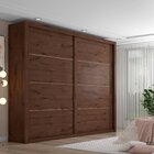 Guarda-roupa Casal 2 Portas De Correr Essencial Espresso Móve