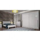 Guarda-roupa Casal 2 Portas De Correr Geom Yescasa Branco