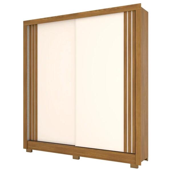 Guarda Roupa Casal 2 Portas De Correr Imperial Nature/off Whi