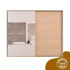 Guarda Roupa Casal 2 Portas De Correr Santorini 2 Espelhos Ca