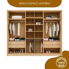 Guarda Roupa Casal 2 Portas De Correr Santorini 8 Espelhos Ca