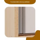 Guarda Roupa Casal 2 Portas De Correr Santorini Carvalho Natu