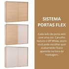 Guarda Roupa Casal 2 Portas De Correr Santorini Carvalho Natu