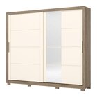 Guarda-roupa Casal 2 Portas Deslizantes 4 Gavetas Com Espelho