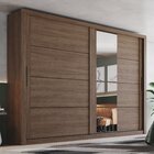 Guarda-roupa Casal 2 Portas Deslizantes Com Espelho Alpha Esp